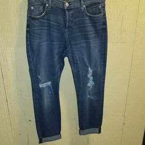 2 For $40 EUC Hudson Boyfriend Jeans